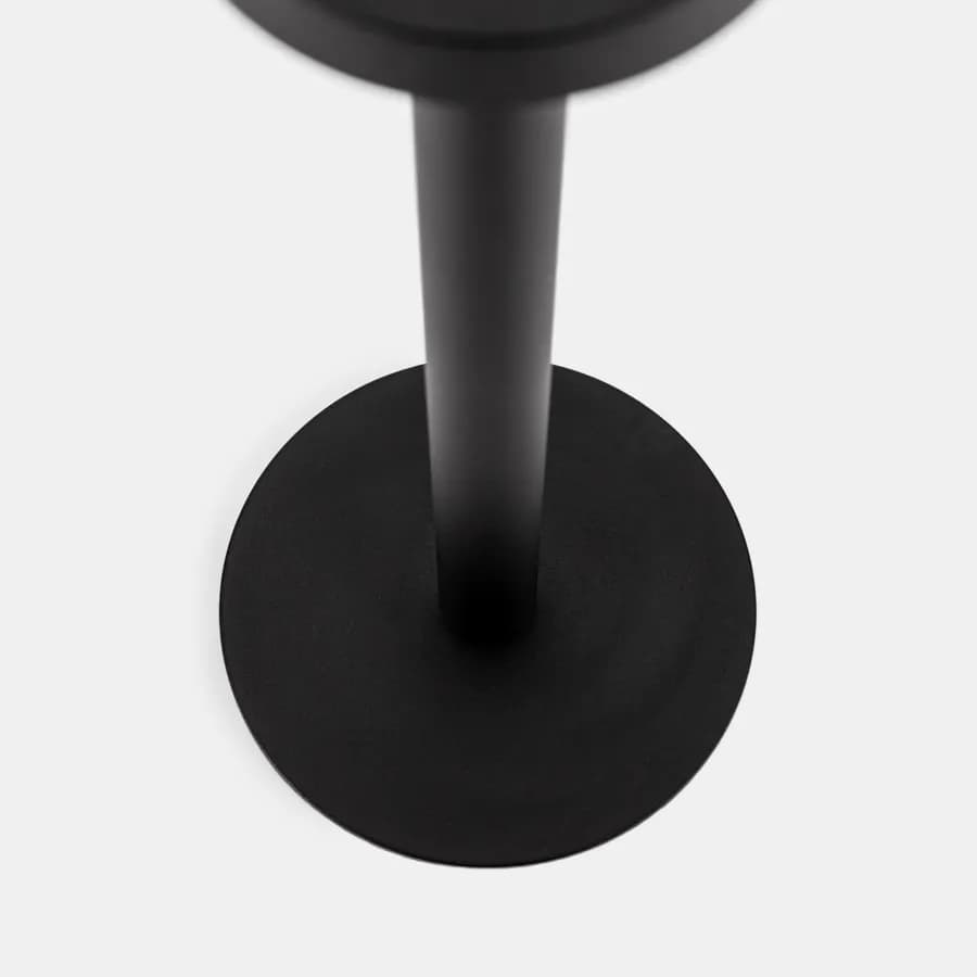 Lampada da tavolo portatile a LED 14x34h cm in alluminio nero - Fair