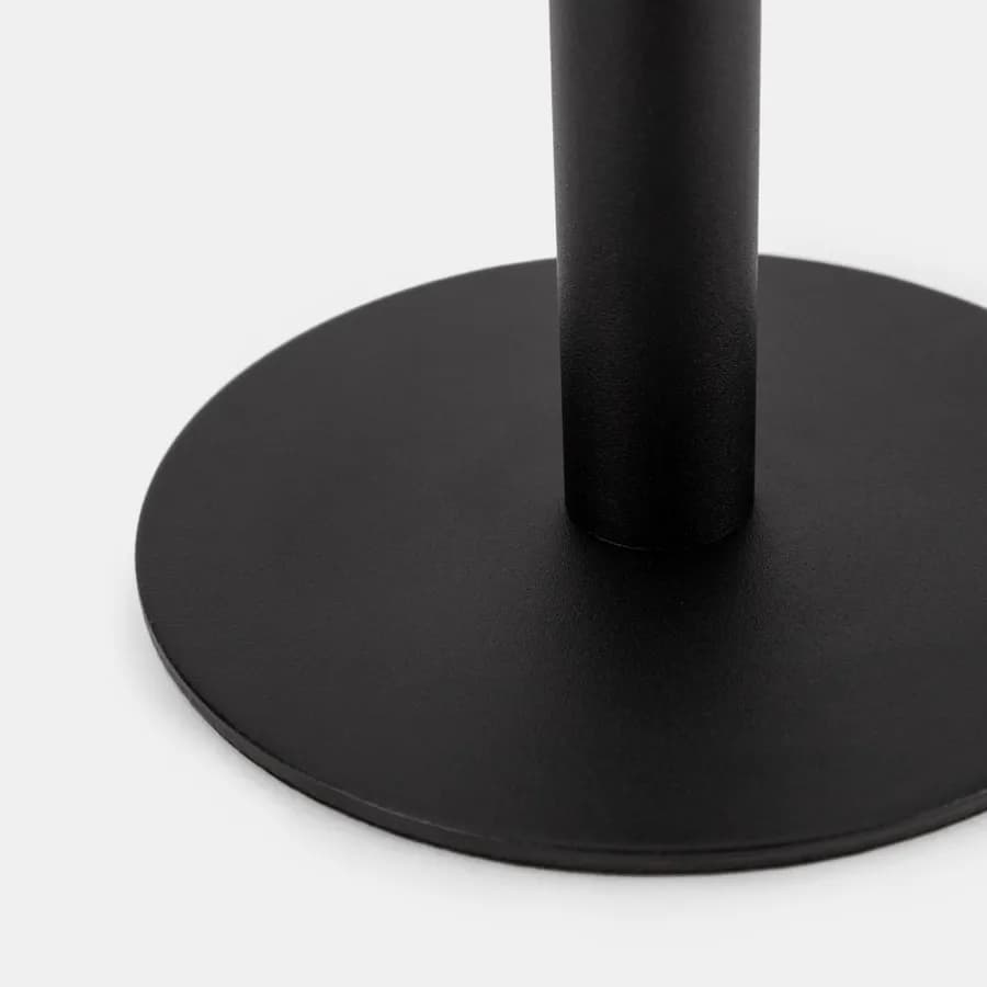 Lampada da tavolo portatile a LED 14x34h cm in alluminio nero - Fair