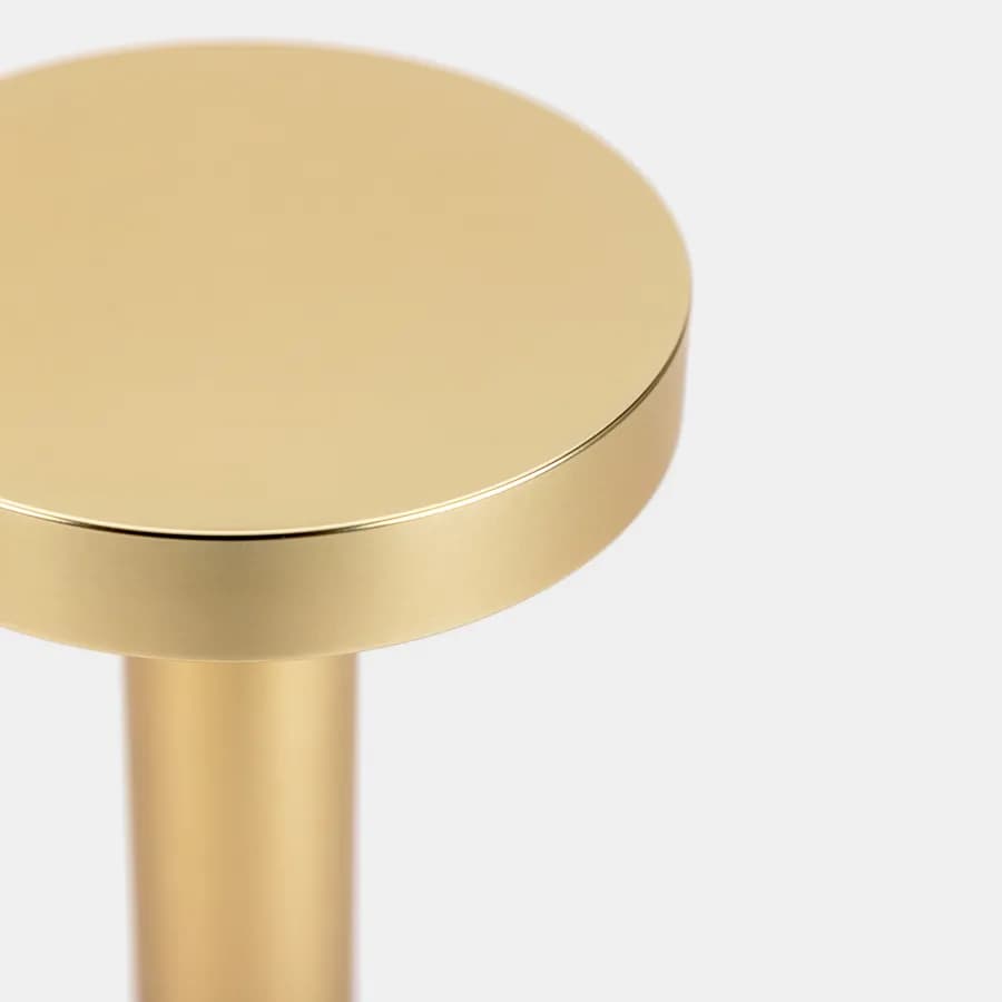 Lampada da tavolo portatile a LED 14x34h cm in alluminio oro - Fair
