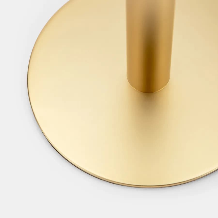 Lampada da tavolo portatile a LED 14x34h cm in alluminio oro - Fair