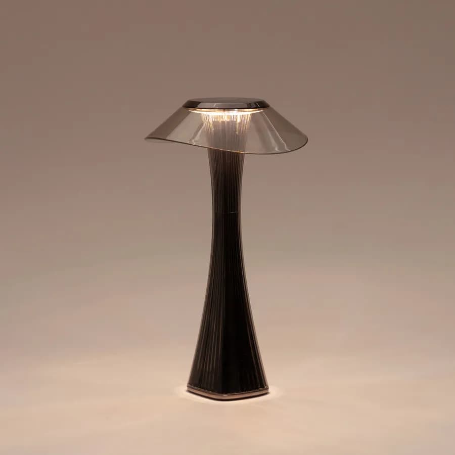Lampada da tavolo touch 10x26 cm nera - Fenia