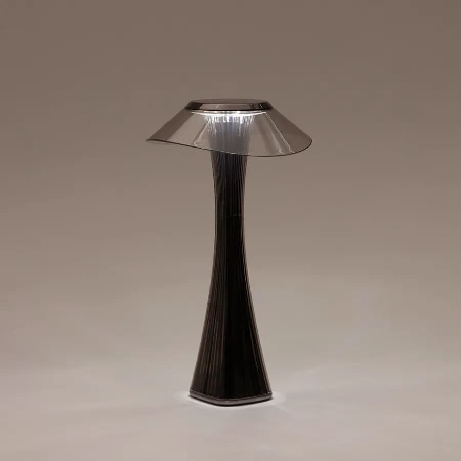 Lampada da tavolo touch 10x26 cm nera - Fenia