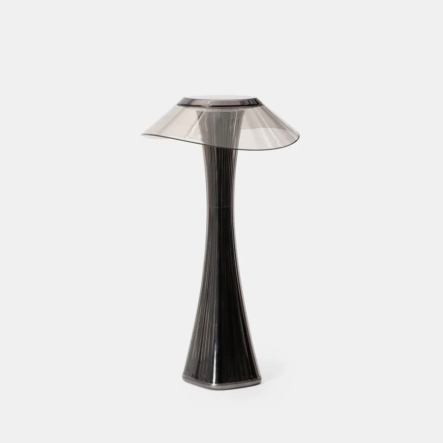 Lampada da tavolo touch 10x26 cm nera - Fenia