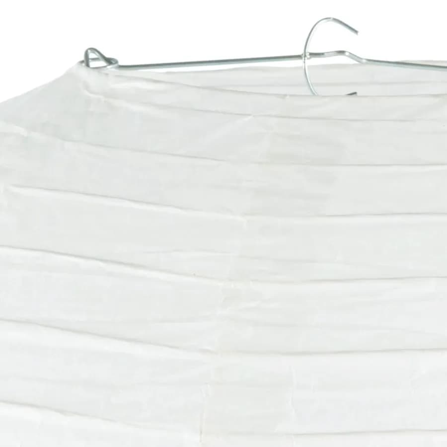 Lanterna sospesa giapponese rotonda 45 cm bianco