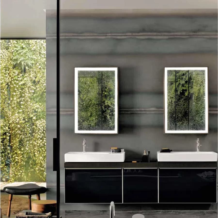 Lavabo asimmetrico sospeso o da appoggio 75 cm vasca dx Serie Citterio - Geberit