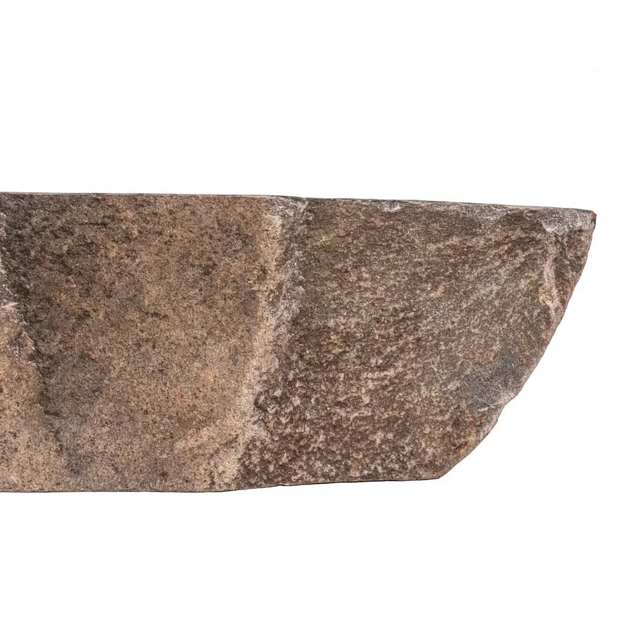 Lavabo da appoggio 60-70 cm in pietra naturale grigio antracite - Artizan