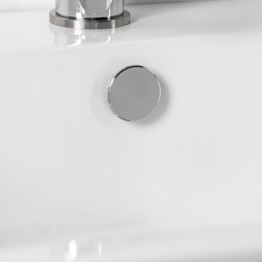 Lavabo d'appoggio 53x41 cm in ceramica bianco opaco - Cloe