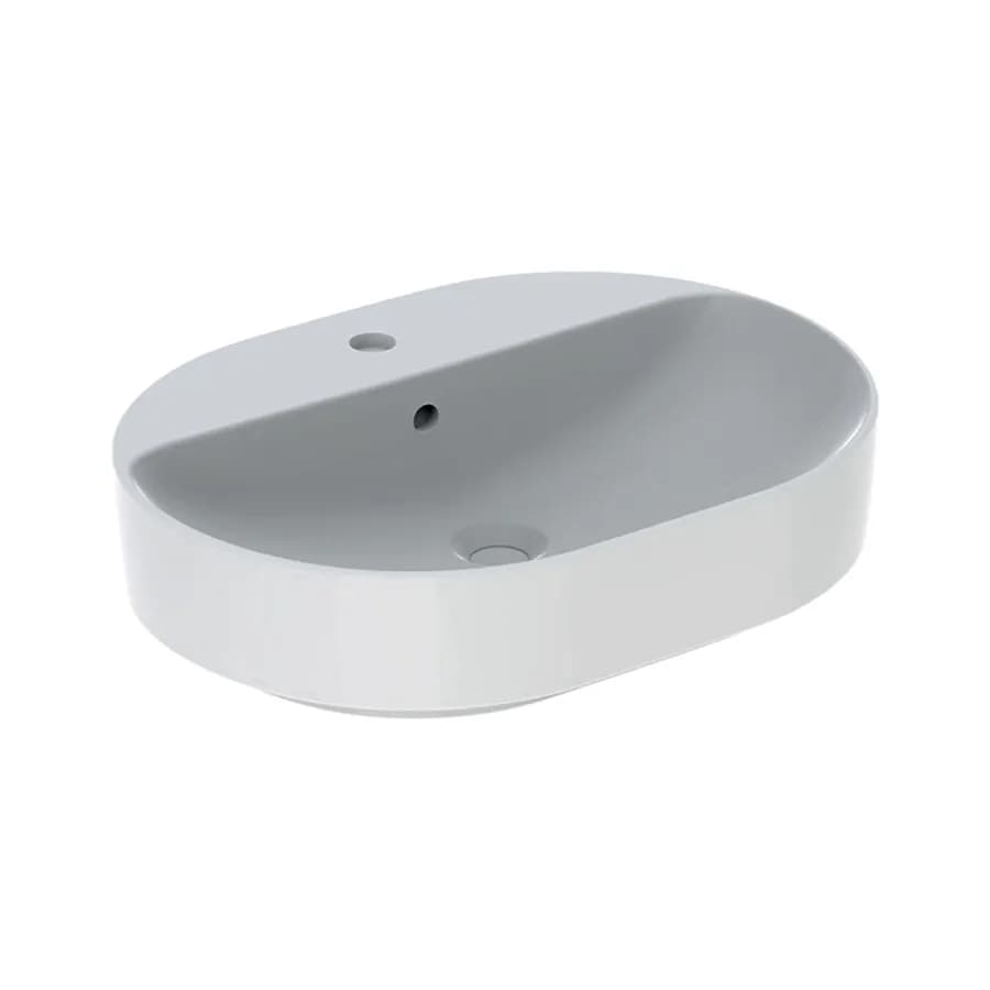 Lavabo da appoggio ellittico 60x45 cm ceramica Serie Variform - Geberit