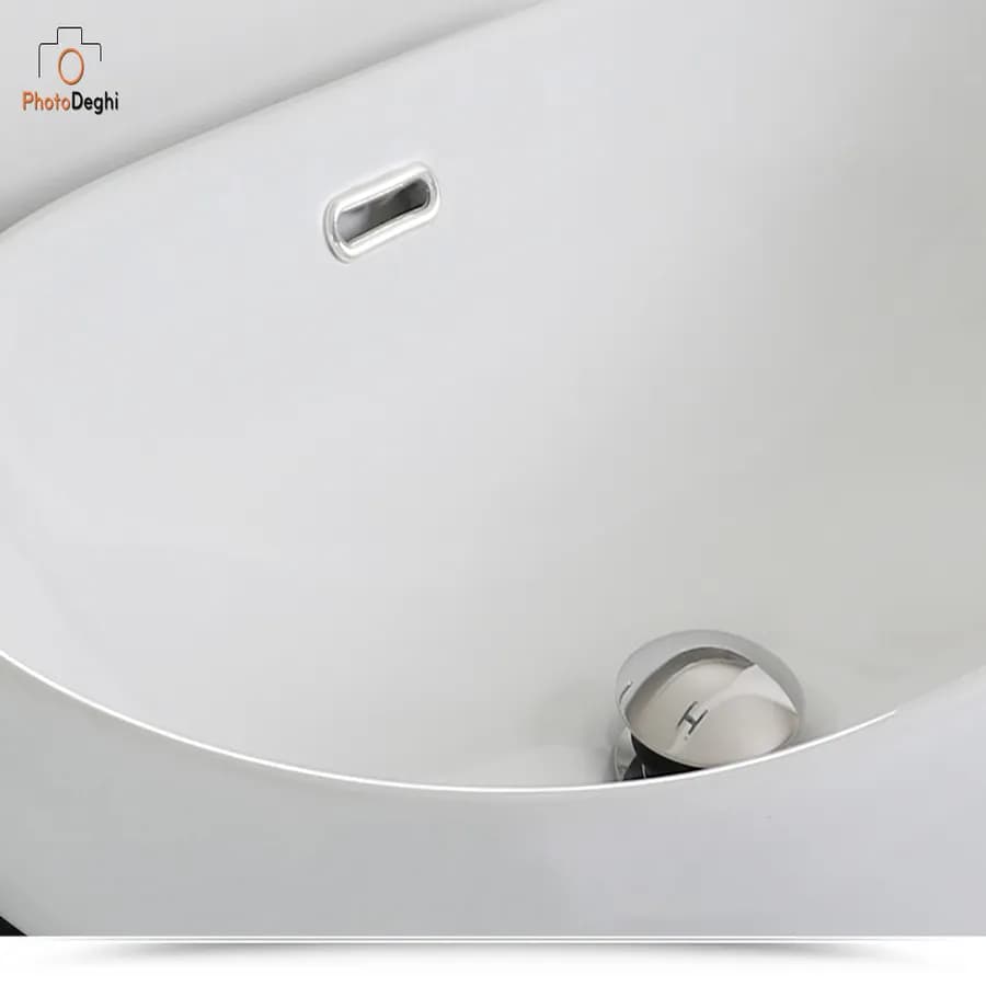 Lavabo incasso soprapiano in ceramica 60x40 cm soprapiano