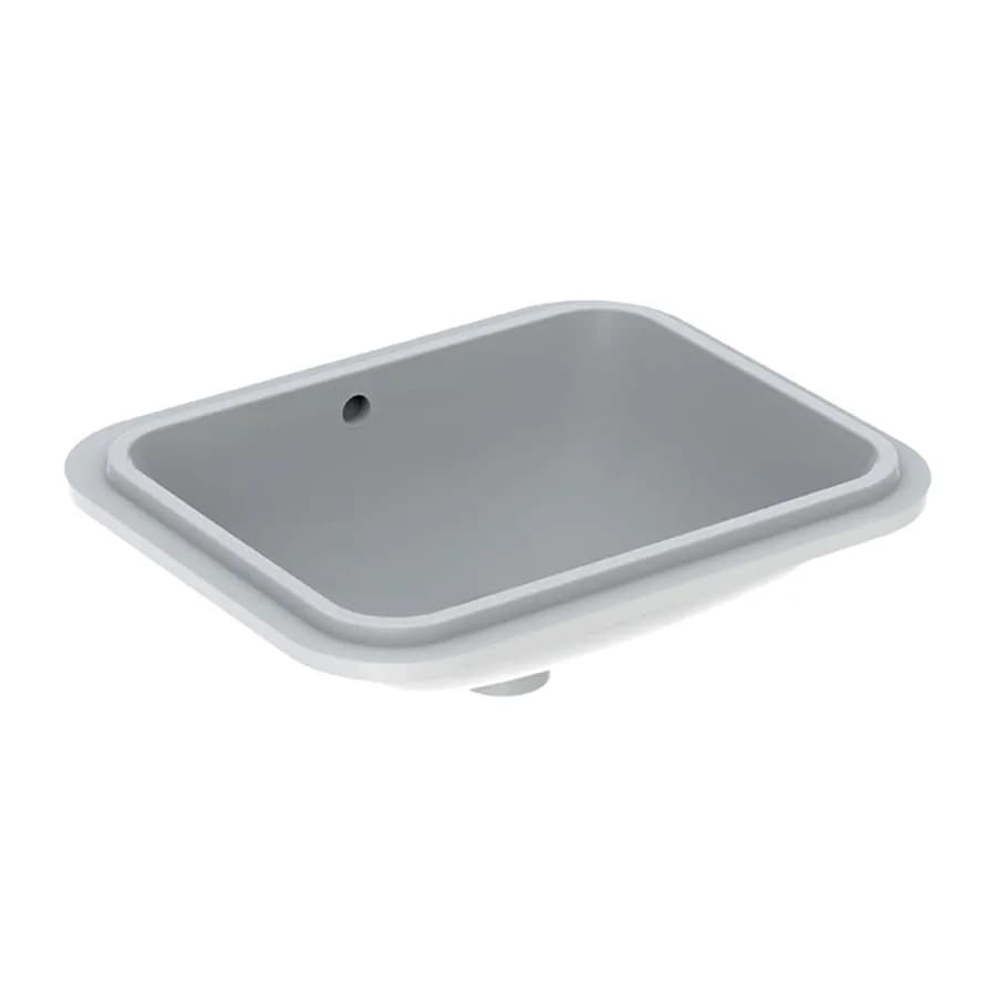 Lavabo incasso sottopiano rettangolare 45x35 cm ceramica Serie Variform - Geberit