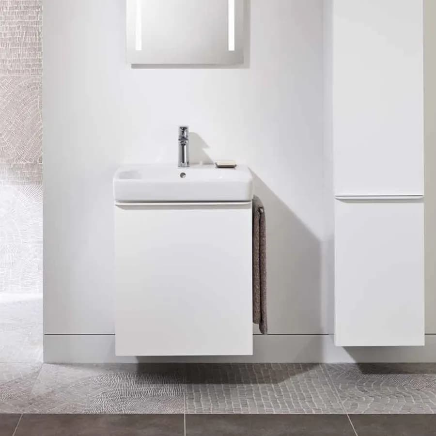 Lavabo sospeso o da appoggio 55 cm ceramica Serie Smyle - Geberit