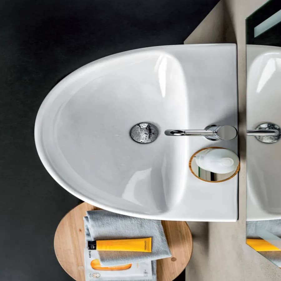 Lavamani sospeso 50 cm ceramica Serie Selnova - Geberit
