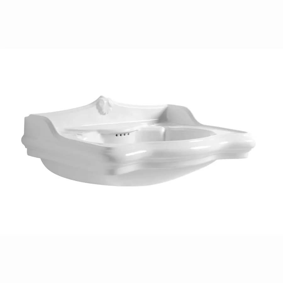 Lavabo Victorian Style 70 cm bianco lucido monoforo Azzurra Ceramica Jubilaeum