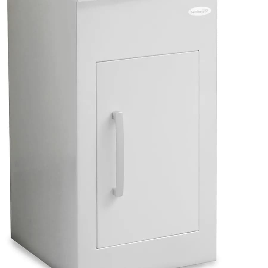 Lavatoio Montegrappa Still per esterno 45x50x85h cm bianco e vasca in termoplastico
