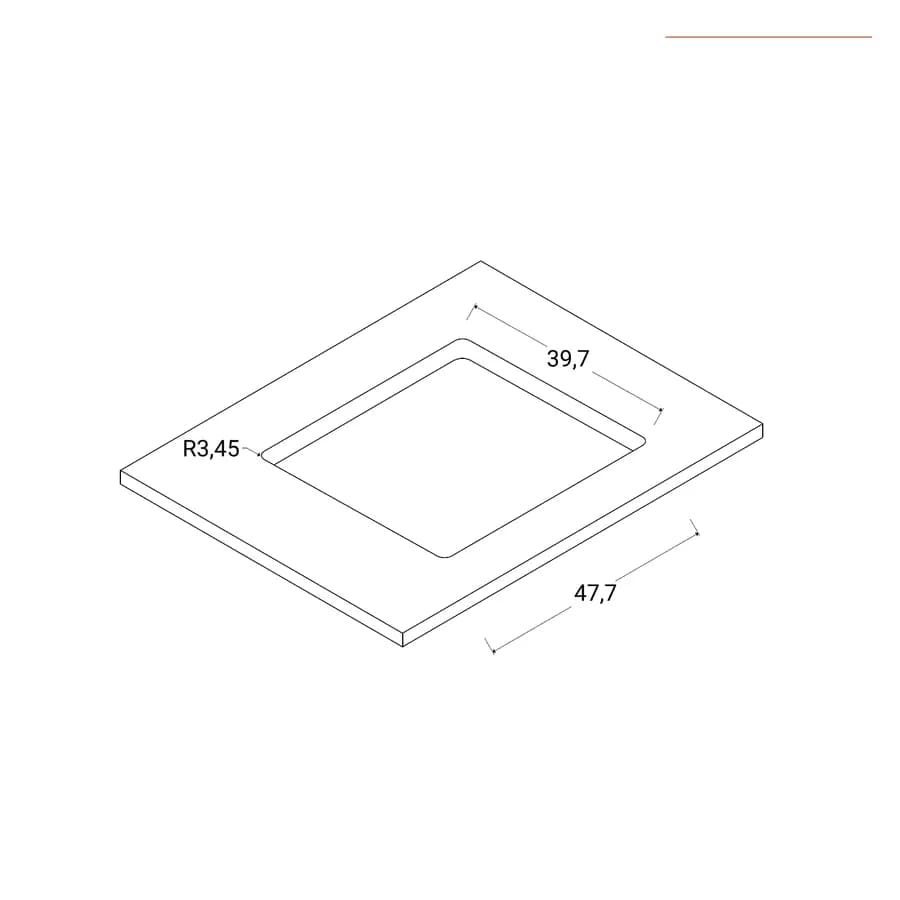 Lavello Franke Aton mono vasca 48x43 cm da sotto incasso in acciaio inox