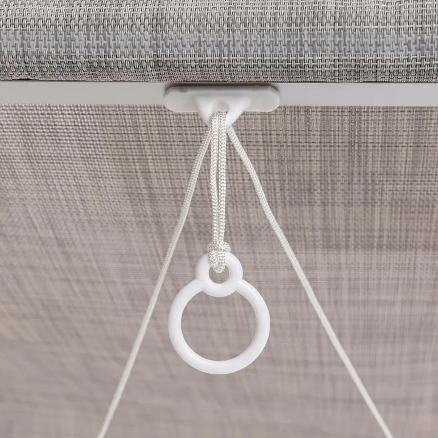 Lettino prendisole reclinabile in alluminio grigio chiaro con tettuccio - Aloha