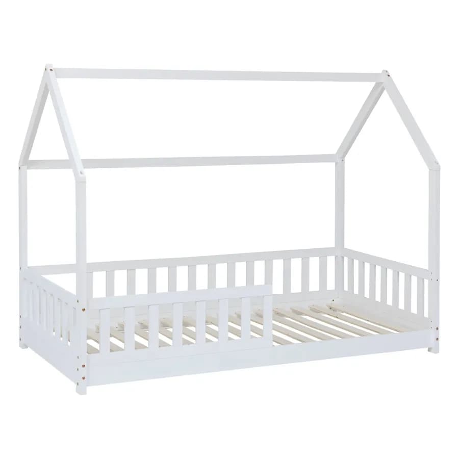 Letto a capanna per bambini 90x190 cm in legno bianco - Kids