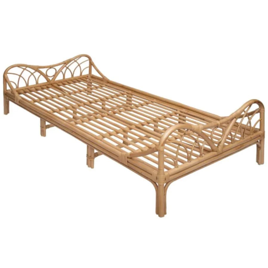 Letto per bambini 80x180 cm in legno rattan - Rattantouille