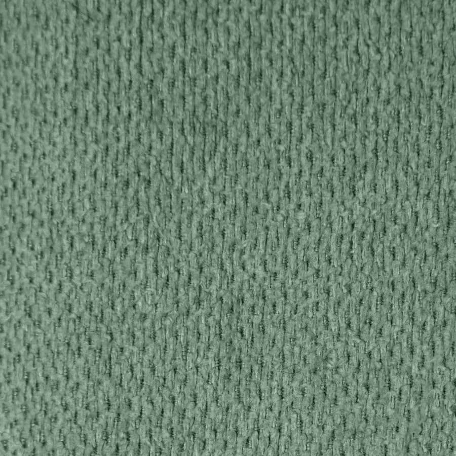 Letto una piazza e mezza sommier 120x190 cm in tessuto verde salvia con prese USB laterali - Columbus