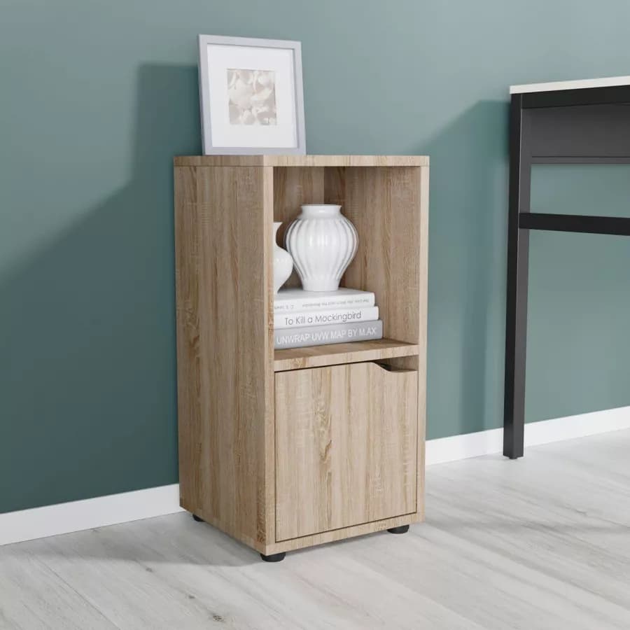 Libreria 30x61h cm in legno rovere - Artik