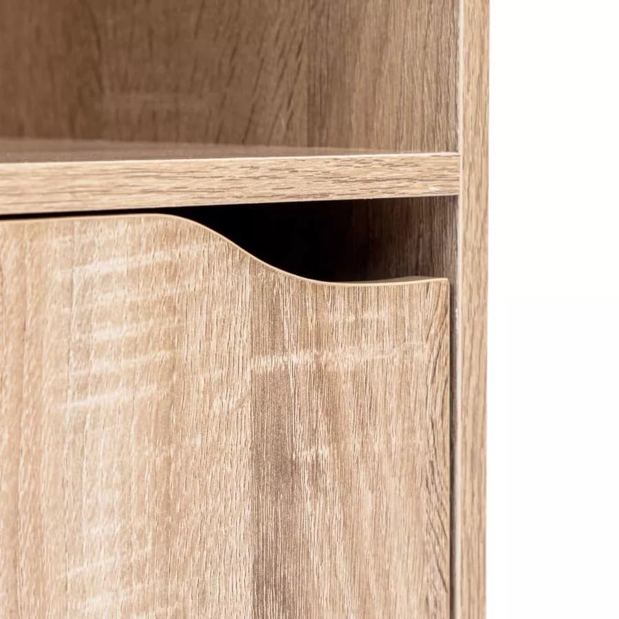 Libreria 30x61h cm in legno rovere - Artik