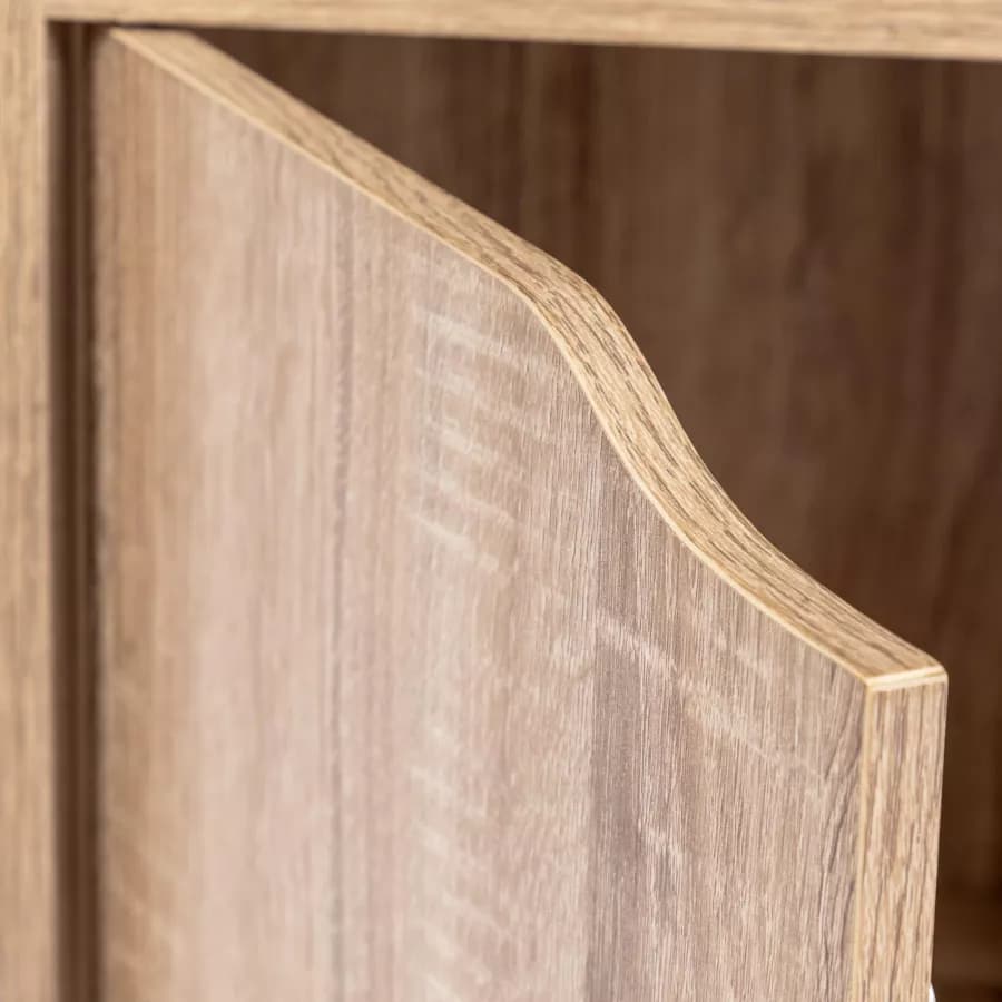 Libreria 30x61h cm in legno rovere - Artik