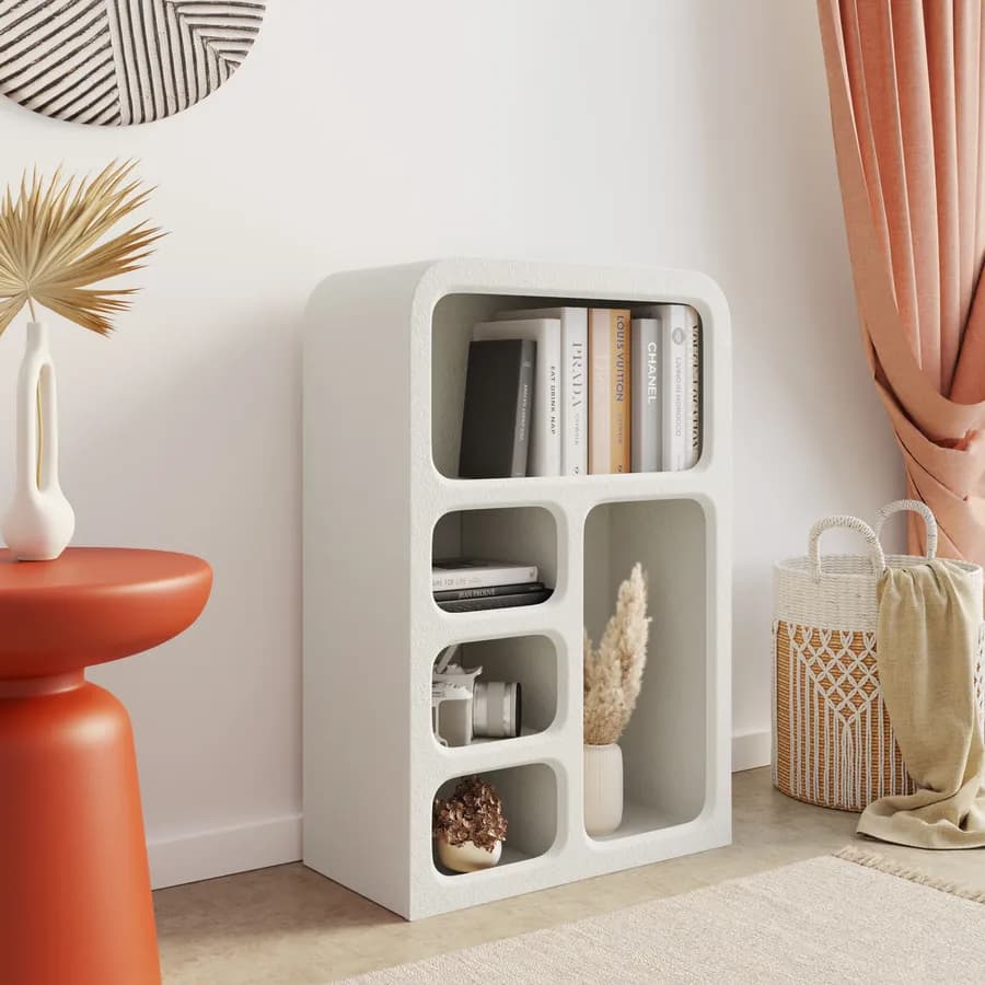 Libreria 40x60h cm beige effetto pietra - Hermosa