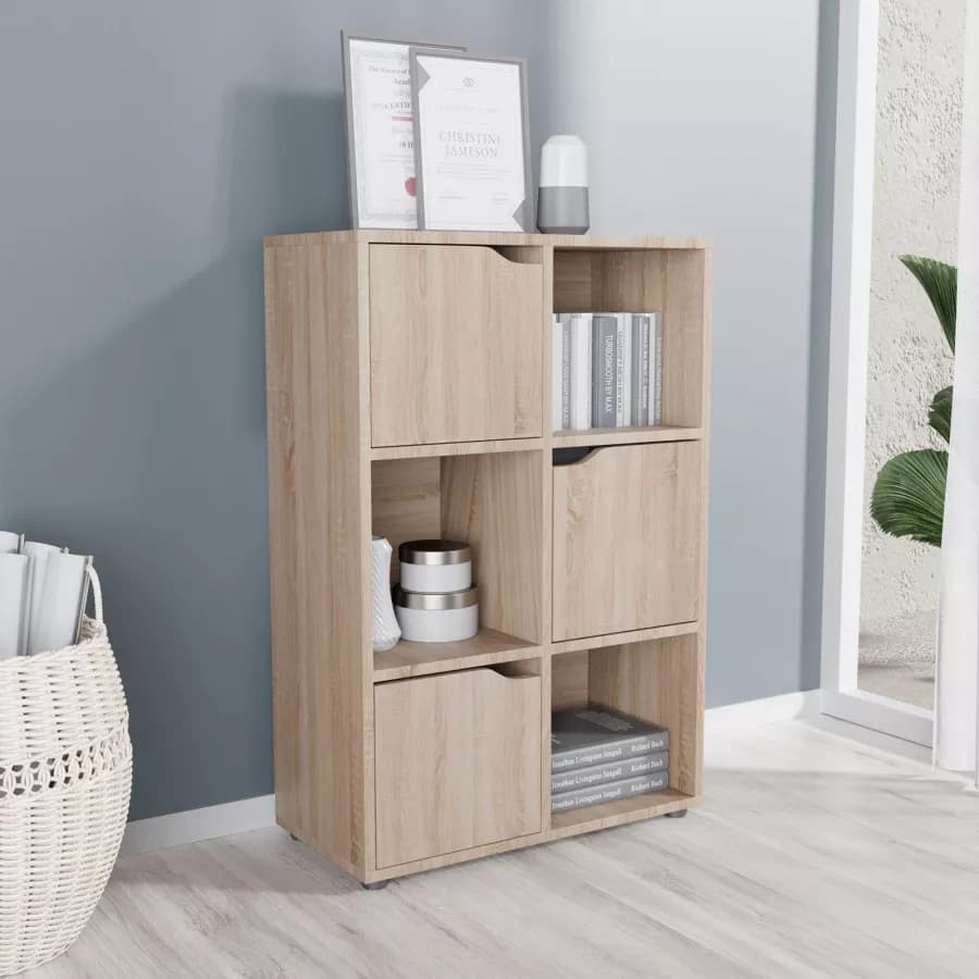 Libreria 60x90h cm legno rovere - Artik