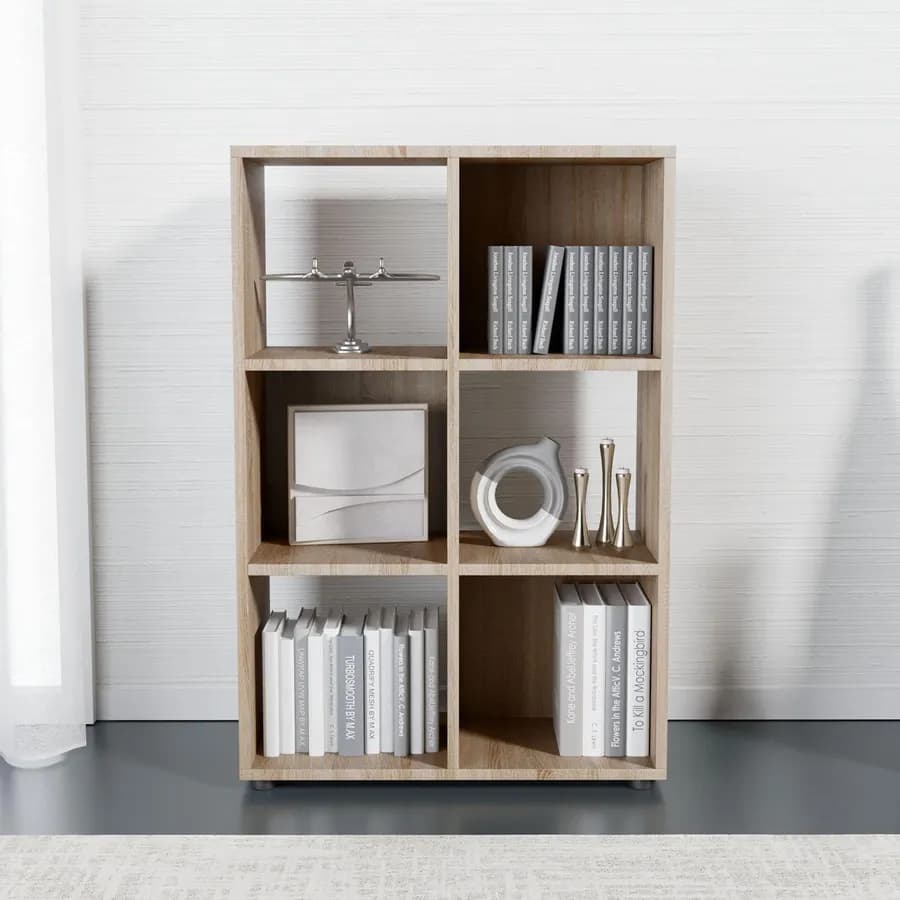 Libreria 60x92h cm in legno rovere - Artik