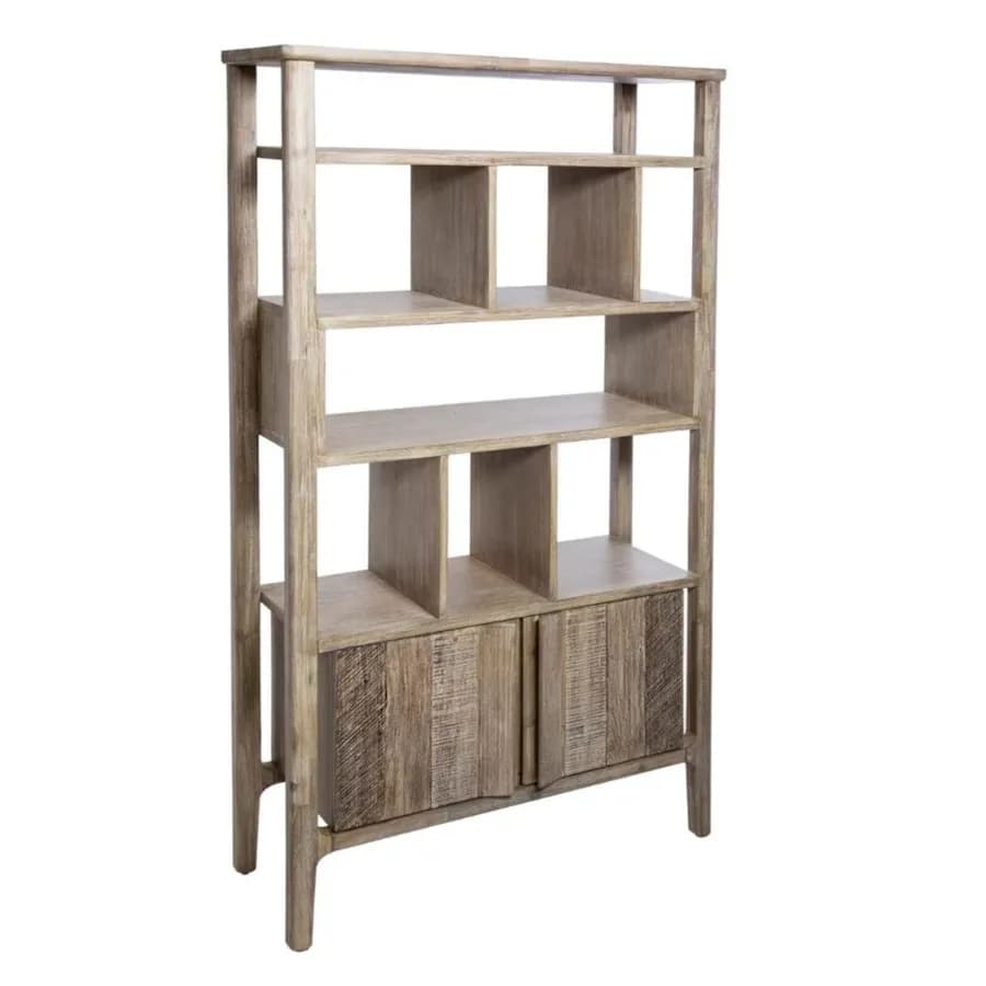 Libreria 95x180h cm in legno di acacia - Pareha