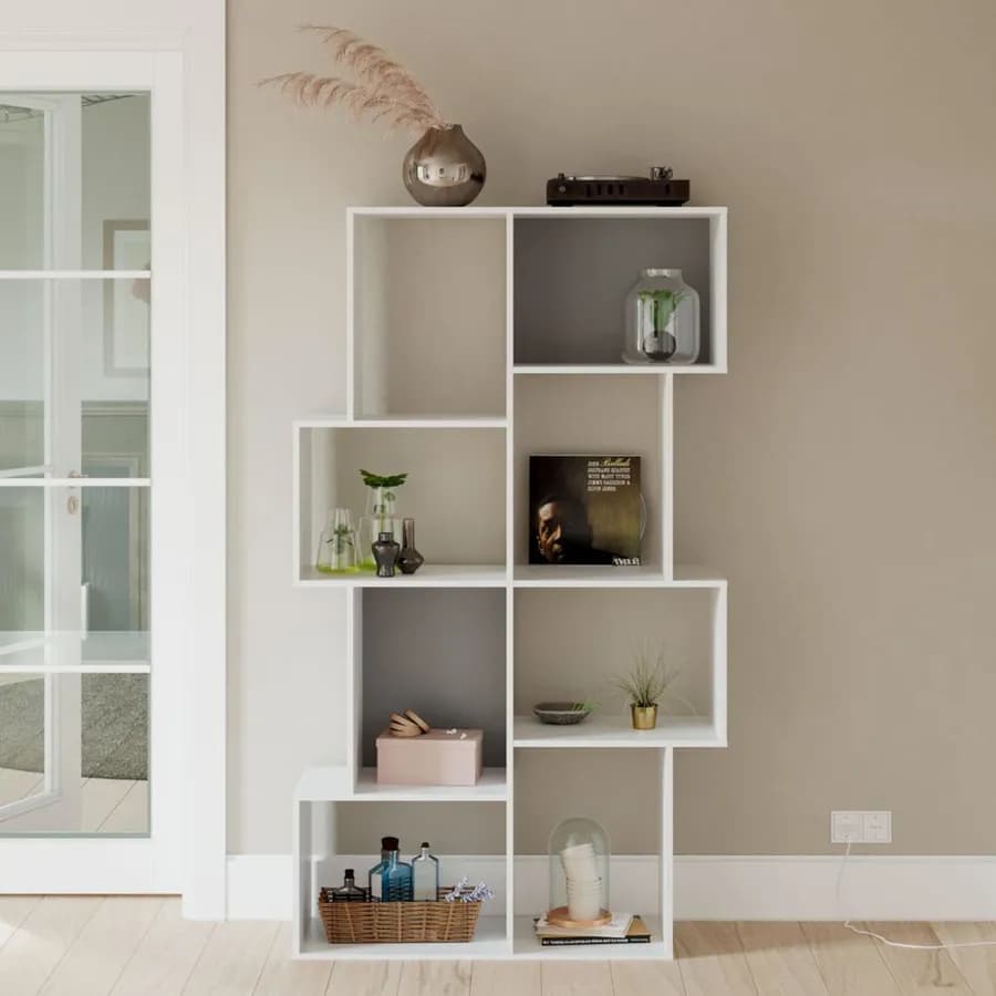 Libreria 105x182h cm in legno bianco - Enfant