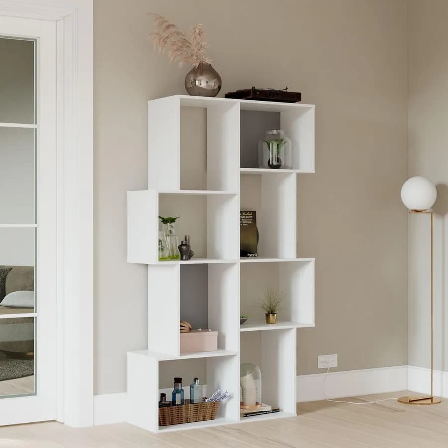 Libreria 105x182h cm in legno bianco - Enfant