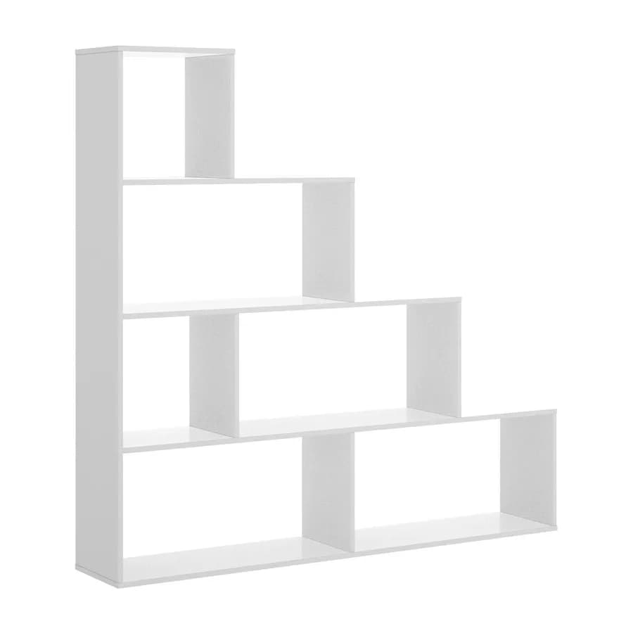Libreria a giorno 145h cm in legno bianco laccato - Millicent