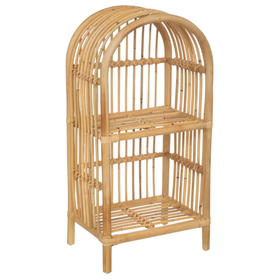 Libreria per bambini 38x76 cm in legno rattan - Rattantouille
