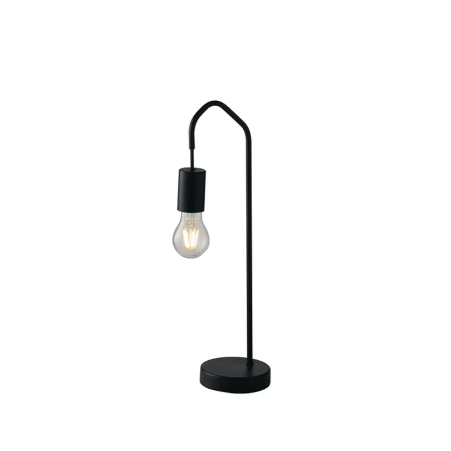 Lume 17x48 cm in metallo nero