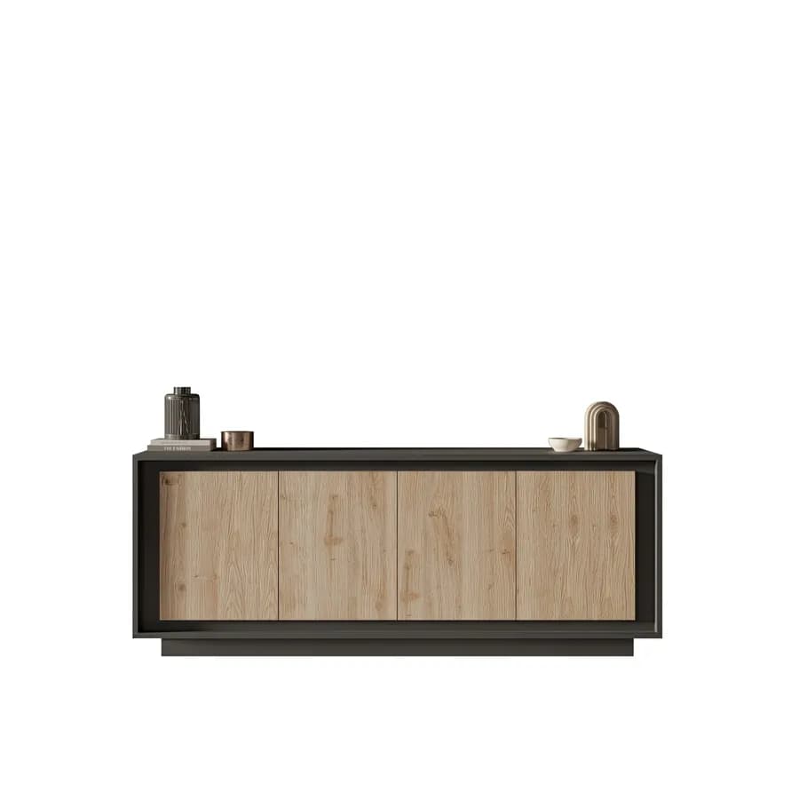 Madia 207x80h cm lava con 4 ante cadiz - Moen