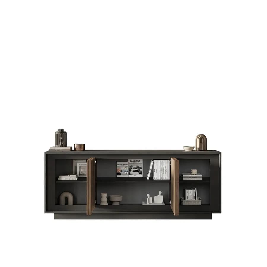 Madia 207x80h cm lava con 4 ante mercure - Moen