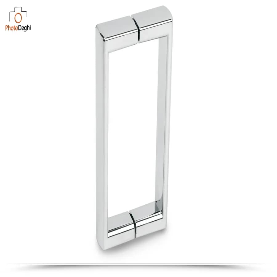 Set maniglie di ricambio squadrate cromato per box doccia - Young