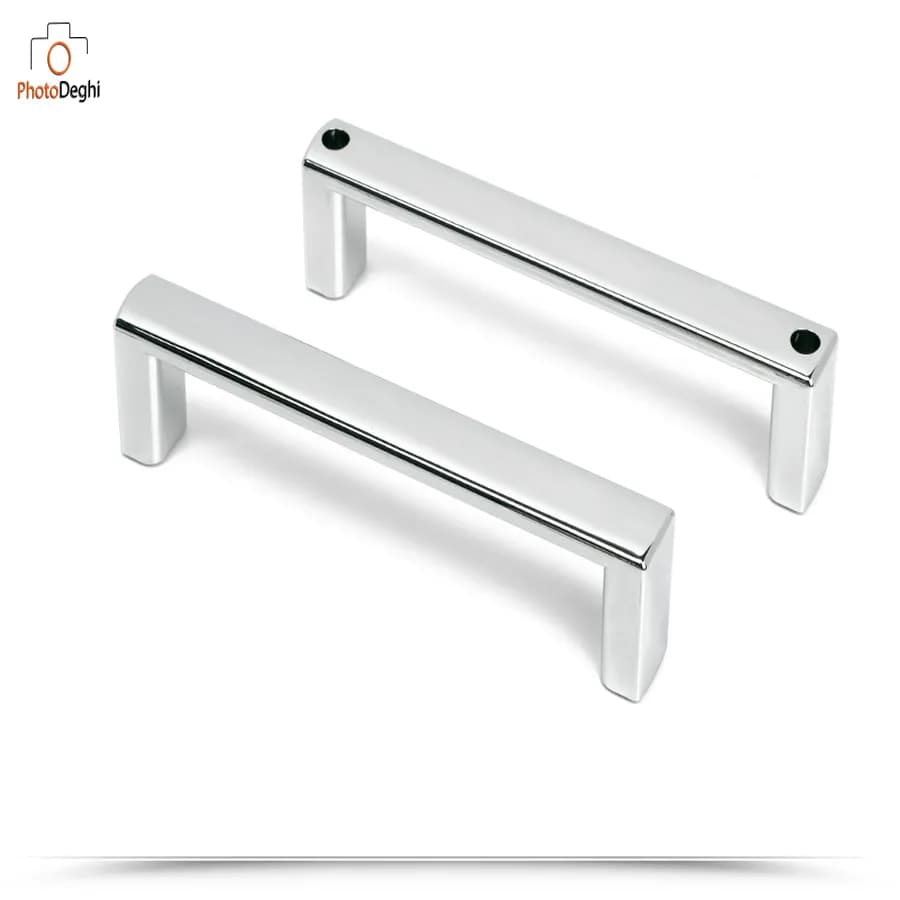 Set maniglie di ricambio squadrate cromato per box doccia - Young