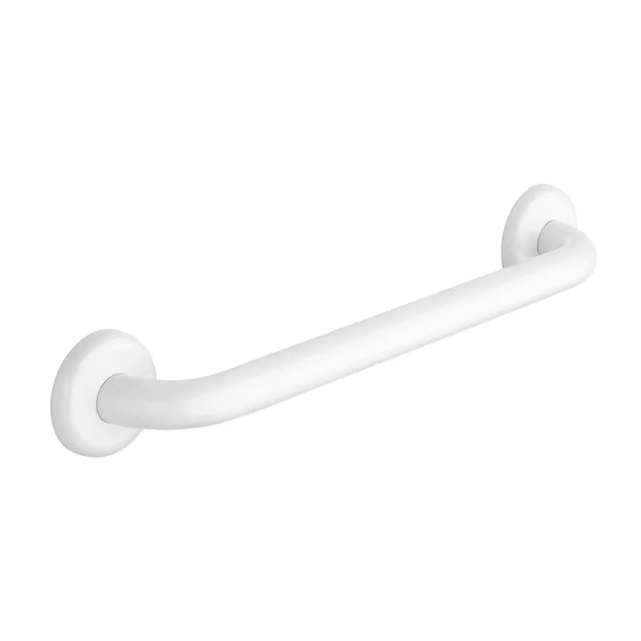 Maniglione ausilio lineare 60 cm bianco liscio Sanitosco con trattamento anticorrosivo