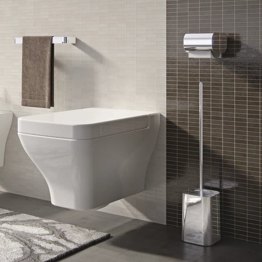 Maniglione di sicurezza 25 cm in acciaio inox e cromall cromo - Outline di Gedy