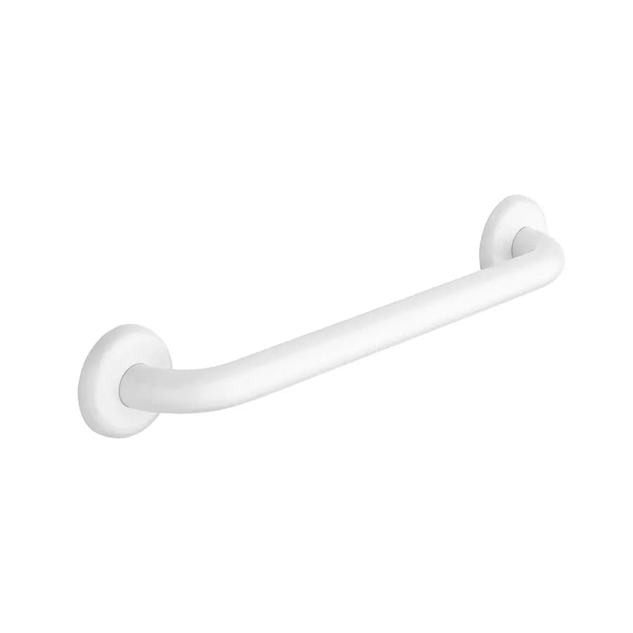 Maniglione lineare Sanitosco da 45 cm bianco liscio con trattamento anticorrosivo