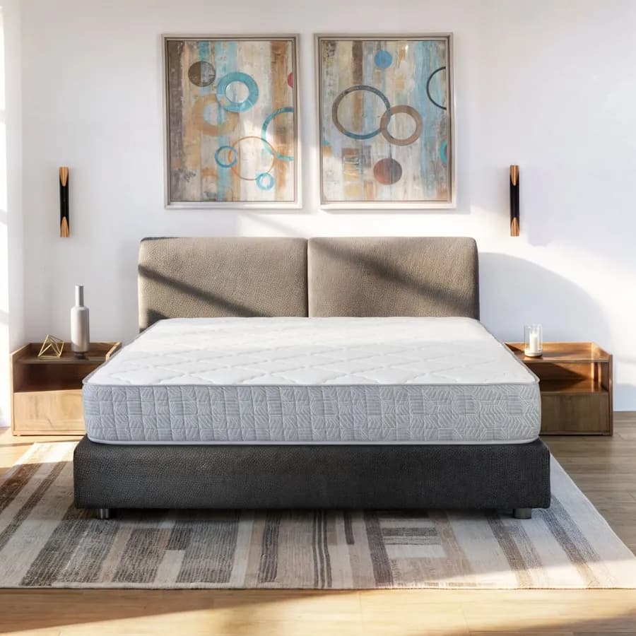 Materasso matrimoniale 160x190 cm con doppio strato Foam e Memory h 25 cm - Memory Sweet Plus