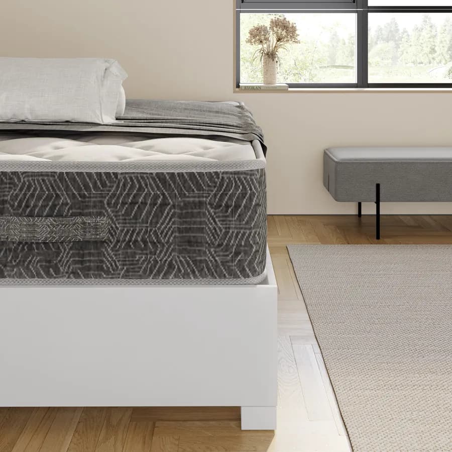 Materasso matrimoniale 160x200 cm con doppio strato Foam e Memory h 25 cm - Memory Sweet Plus