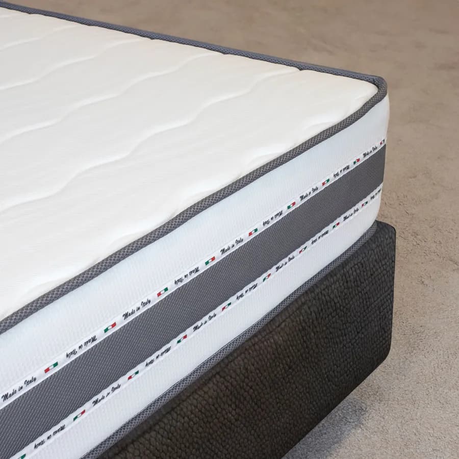 Materasso matrimoniale a molle 160x190 cm antibatterico h 25 cm - Memory Spring