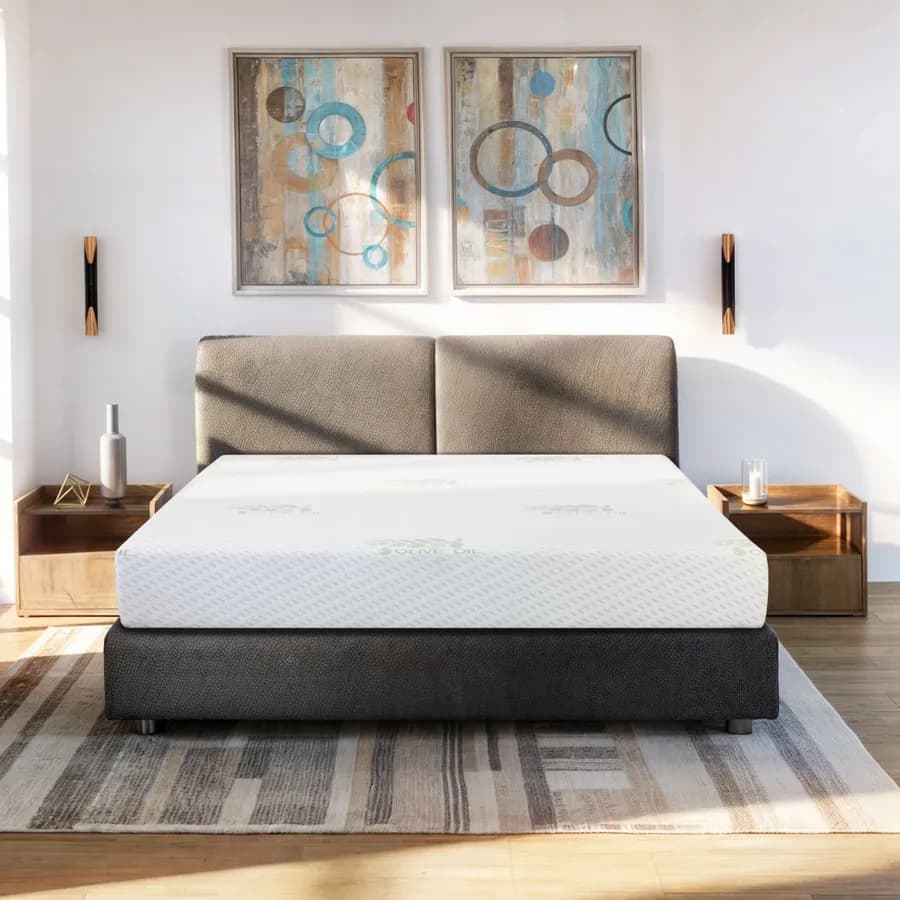 Materasso matrimoniale sfoderabile 160x190 cm in Memory Prime anallergico h 20 cm - Good