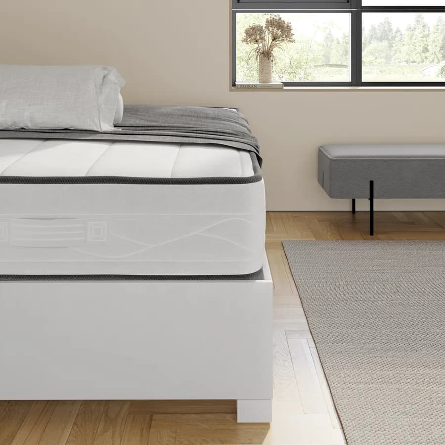 Materasso singolo 80x190 cm in Elastic Foam traspirante e anallergico h 15 cm - First
