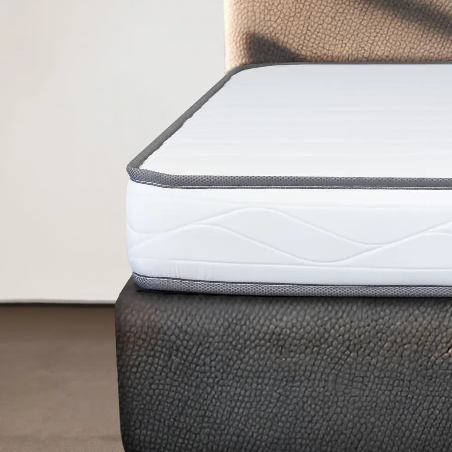 Materasso singolo 80x190 cm in Elastic Foam traspirante e anallergico h 15 cm - First