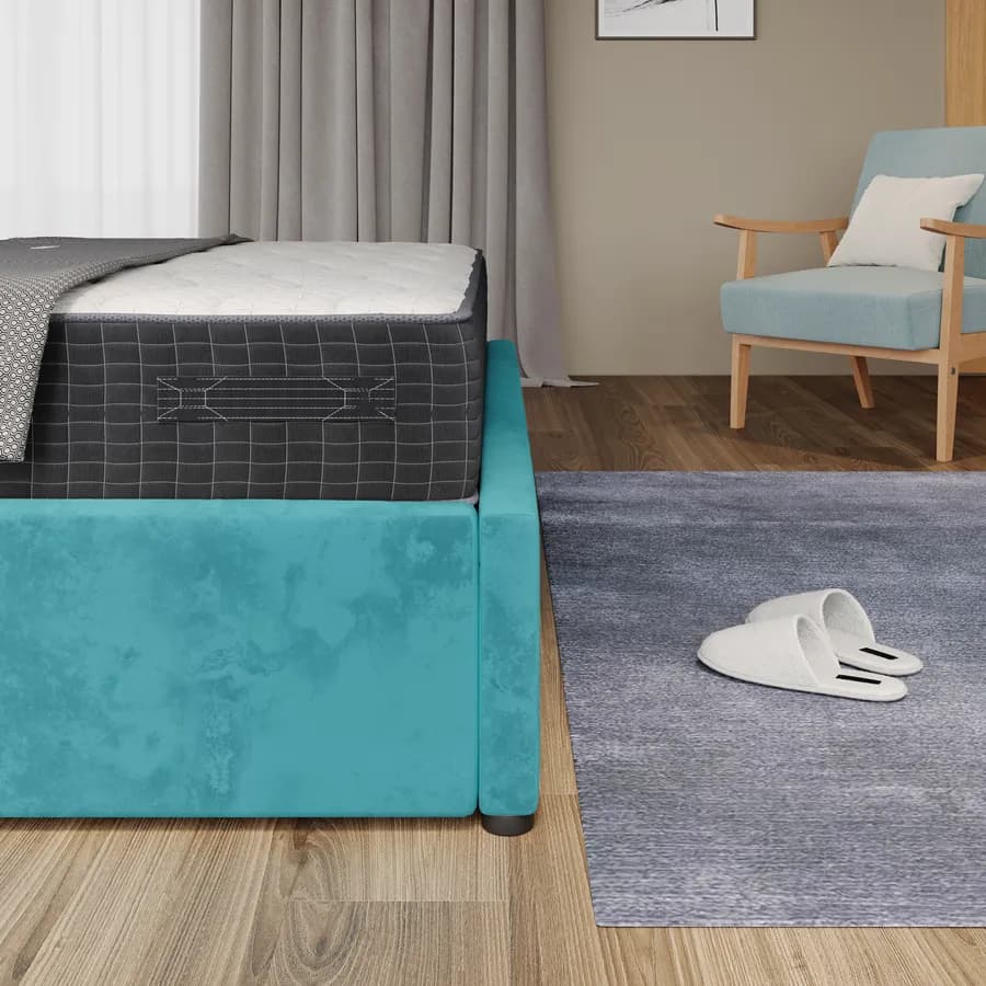 Materasso singolo 90x190 cm in Elastic Foam con rivestimento traspirante h 20 cm - Sleep Soft