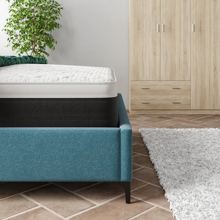 Materasso singolo a molle sfoderabile 80x200 cm Memory Gelly System con Carbonio Resistex h 28 cm - Carbony Gelly Bounce